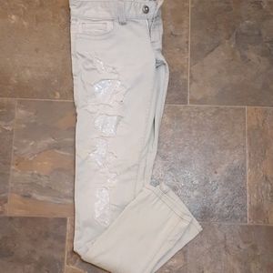 2/30Guess DareDevil Skinny Jeans- Ripped/Patches